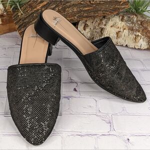 Bisou Bisou Loretta Rhinestone Mules